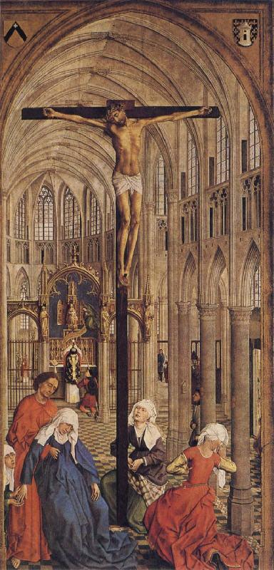 Roger Van Der Weyden Crucifixion in a Church Germany oil painting art